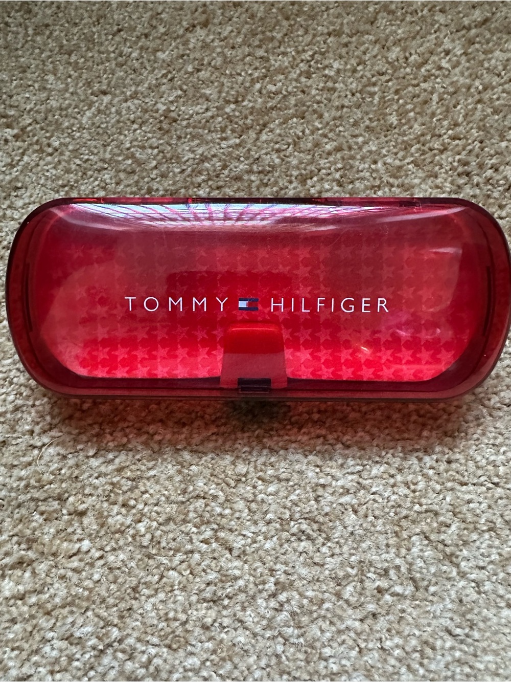 Tommy Hilfiger Red Sunglasses Case